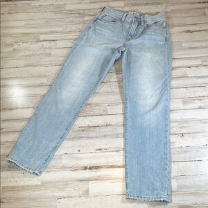 Madewell Blue Straight Jeans Classic Style
